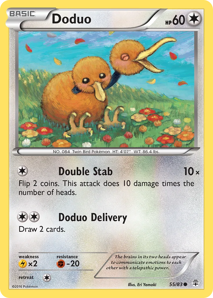 Doduo, Generations #55/83