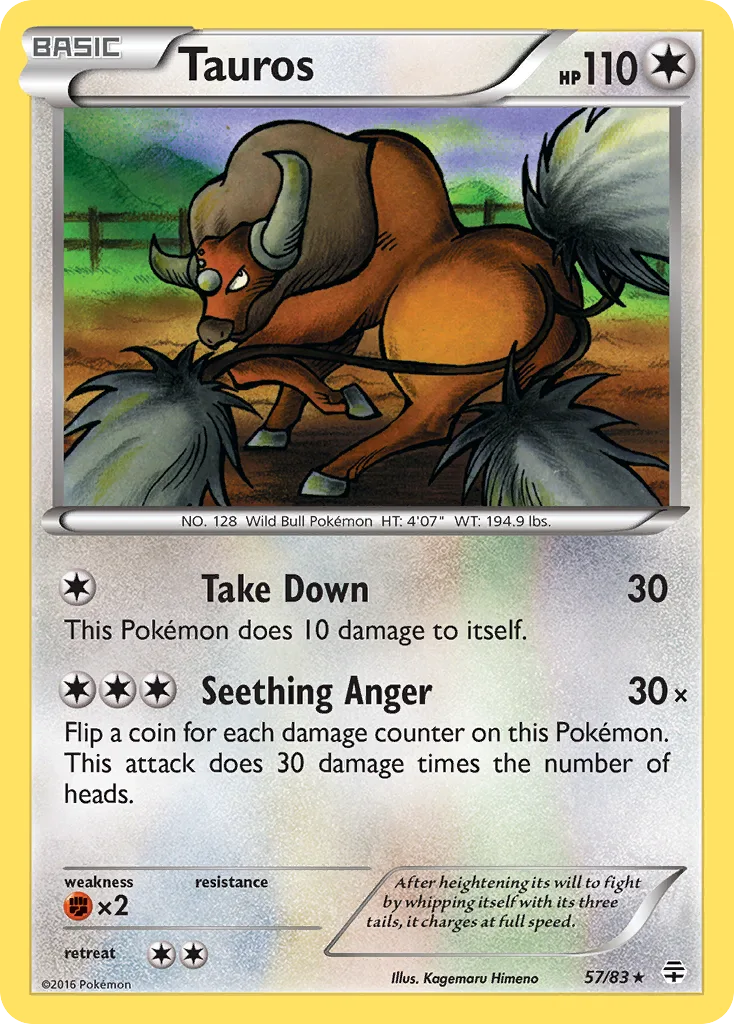 Tauros, Generations #57/83