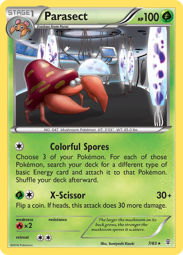 Parasect, Generations #7/83