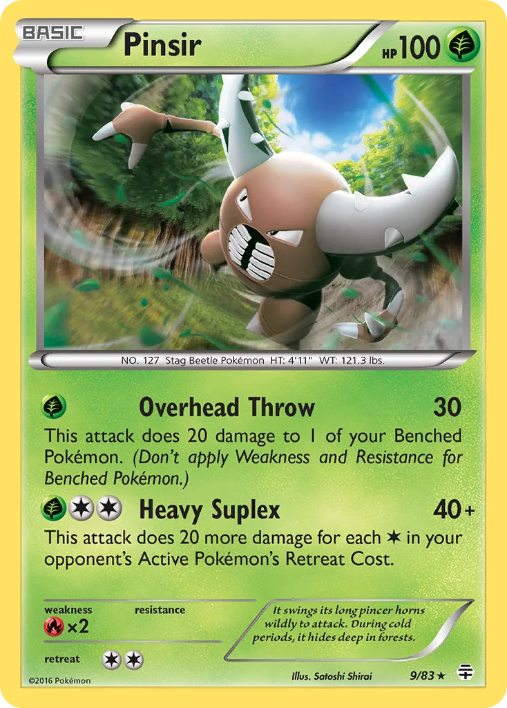 Pinsir, Generations #9/83