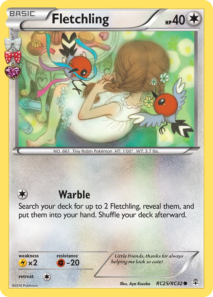 Fletchling, Generations #RC25/RC32
