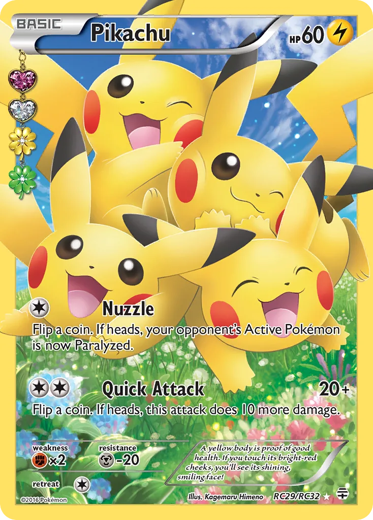 Pikachu, Generations #RC29/RC32