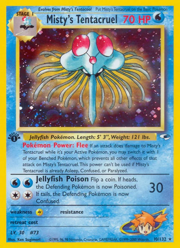 Misty's Tentacruel, Gym Heroes #10/132