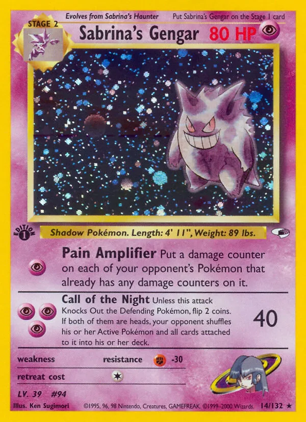 Sabrina's Gengar, Gym Heroes #14/132