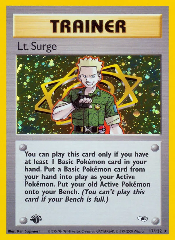 Lt. Surge, Gym Heroes #17/132