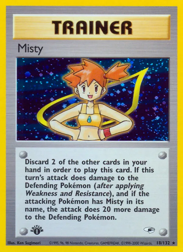 Misty, Gym Heroes #18/132