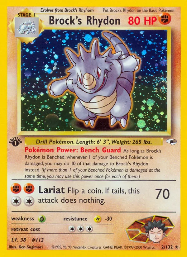 Brock's Rhydon, Gym Heroes #2/132