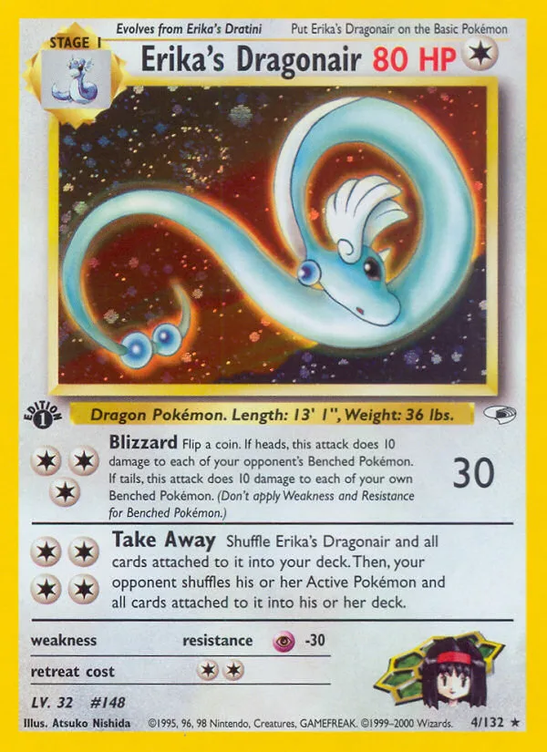 Erika's Dragonair, Gym Heroes #4/132