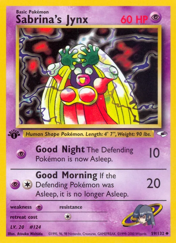 Sabrina's Jynx, Gym Heroes #59/132