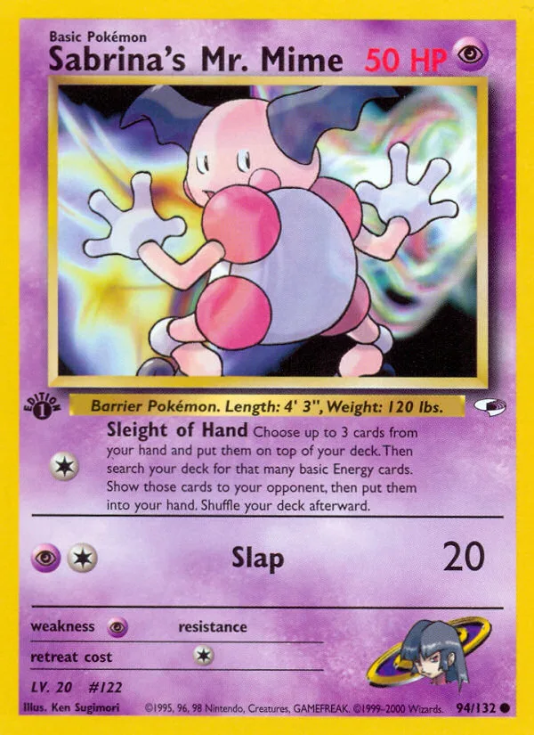 Sabrina's Mr. Mime, Gym Heroes #94/132