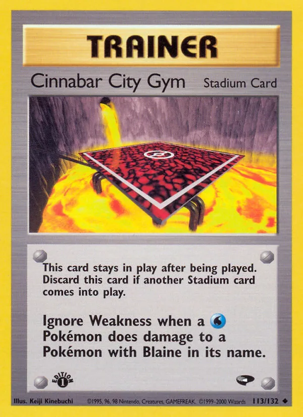 Cinnabar City Gym, Gym Challenge #113/132