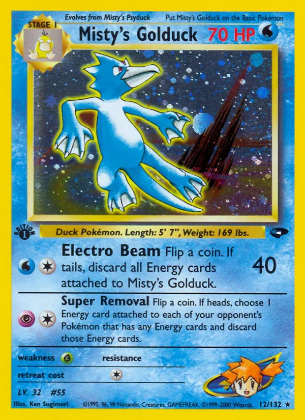 Misty's Golduck, Gym Challenge #12/132