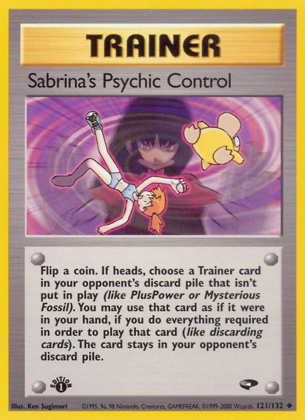 Sabrina's Psychic Control, Gym Challenge #121/132