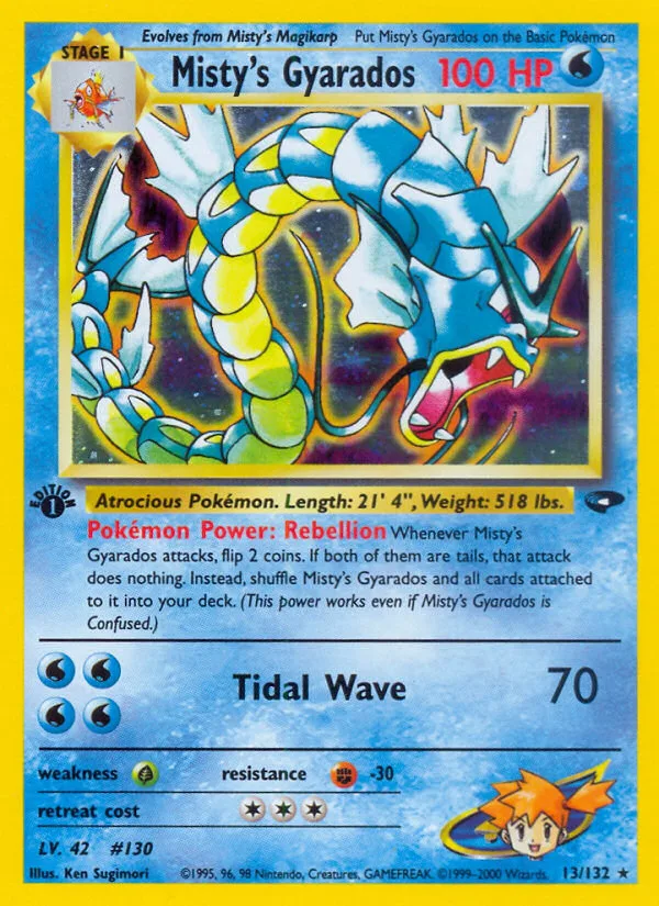 Misty's Gyarados, Gym Challenge #13/132