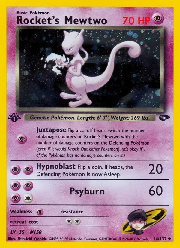 Rocket's Mewtwo, Gym Challenge #14/132