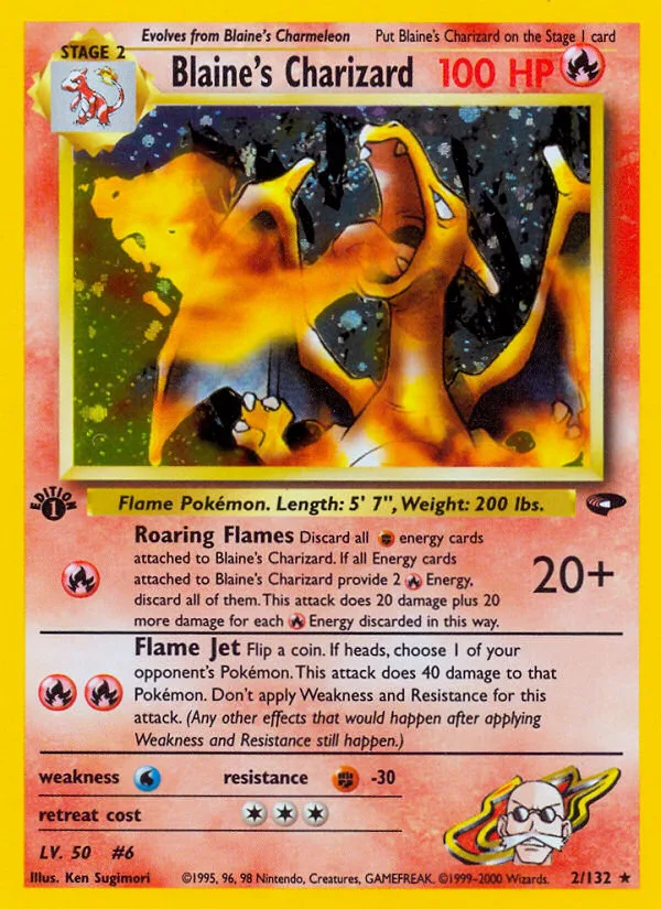 Blaine's Charizard, Gym Challenge #2/132