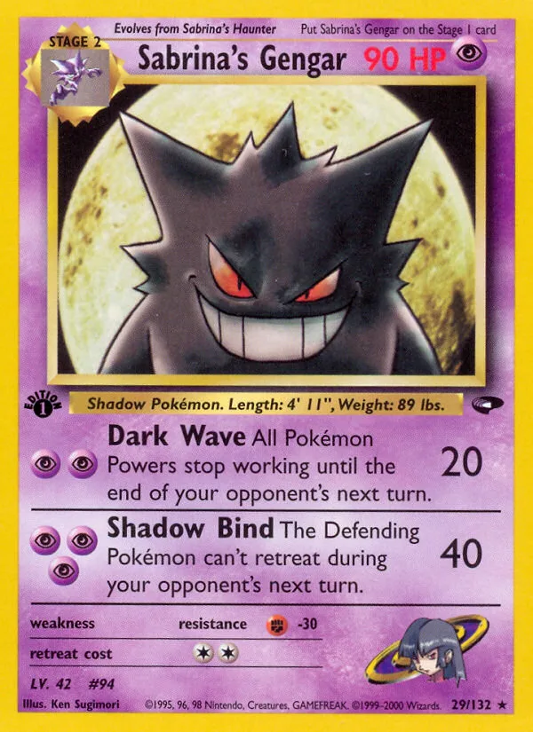 Sabrina's Gengar, Gym Challenge #29/132