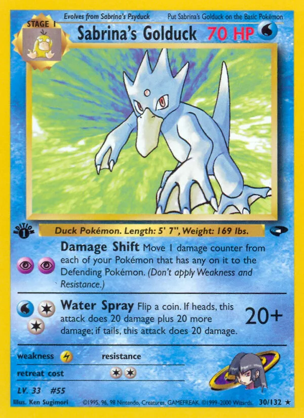 Sabrina's Golduck, Gym Challenge #30/132
