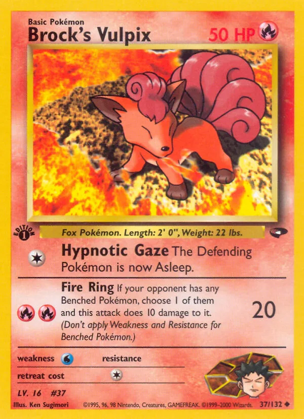 Brock's Vulpix, Gym Challenge #37/132