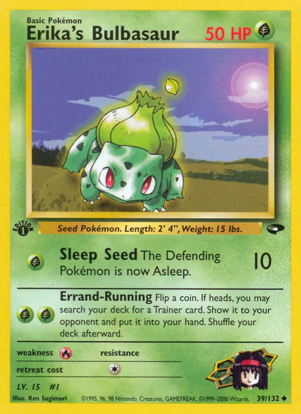 Erika's Bulbasaur, Gym Challenge #39/132