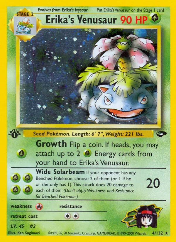 Erika's Venusaur, Gym Challenge #4/132