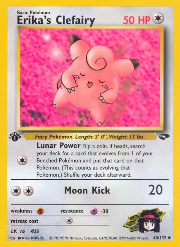 Erika's Clefairy, Gym Challenge #40/132