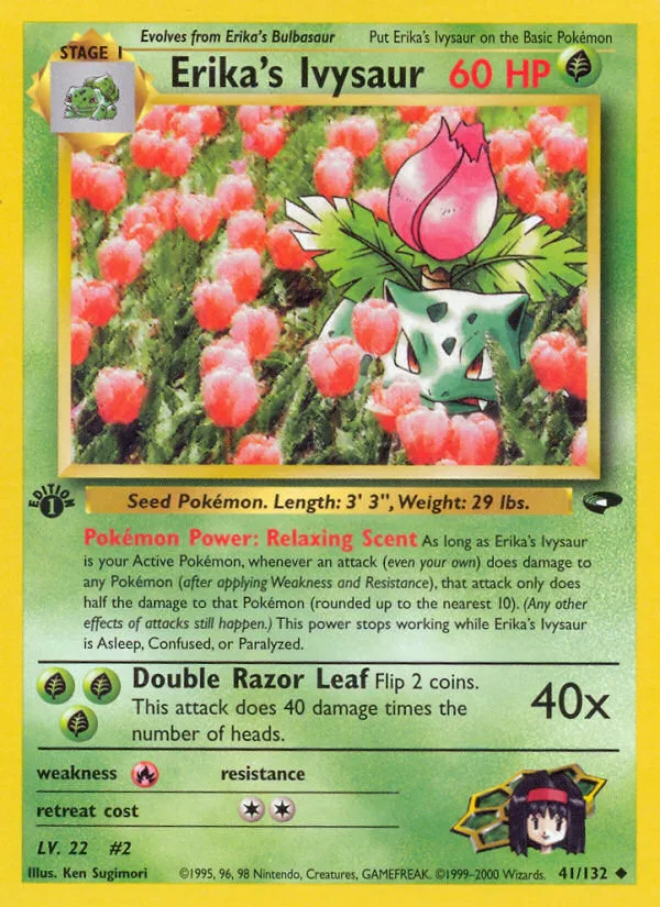 Erika's Ivysaur, Gym Challenge #41/132