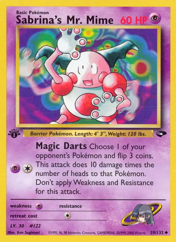 Sabrina's Mr. Mime, Gym Challenge #59/132