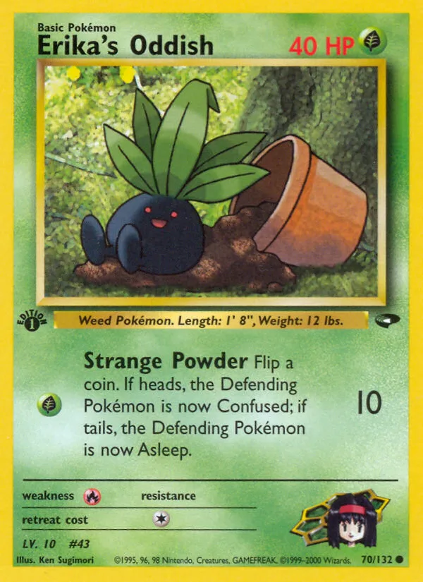 Erika's Oddish, Gym Challenge #70/132