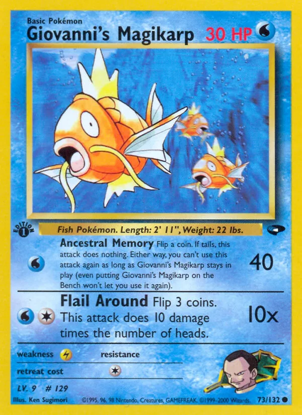 Giovanni's Magikarp, Gym Challenge #73/132