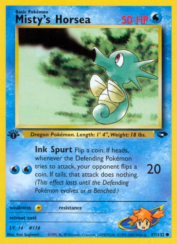 Misty's Horsea, Gym Challenge #87/132