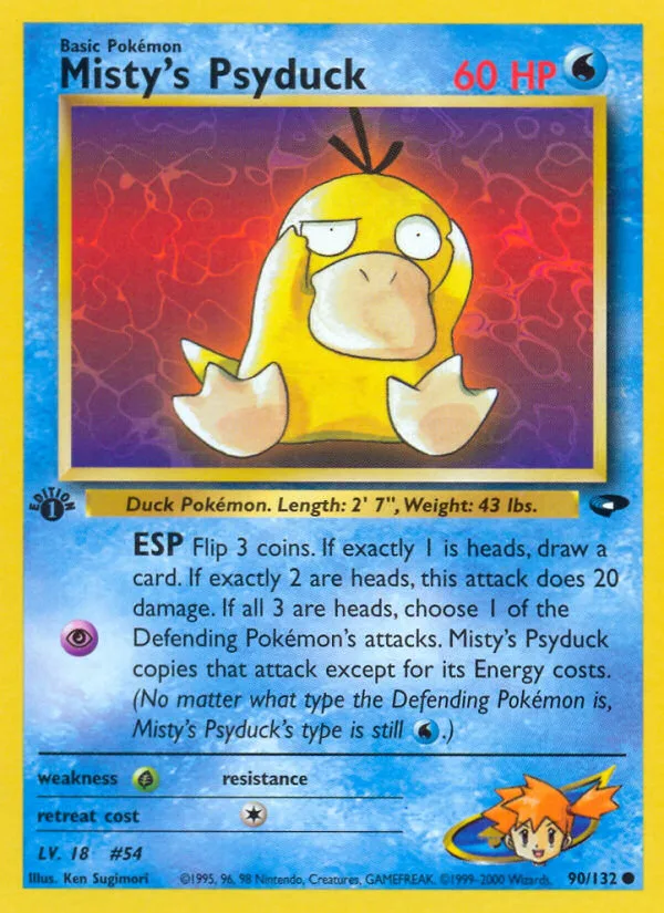 Misty's Psyduck, Gym Challenge #90/132