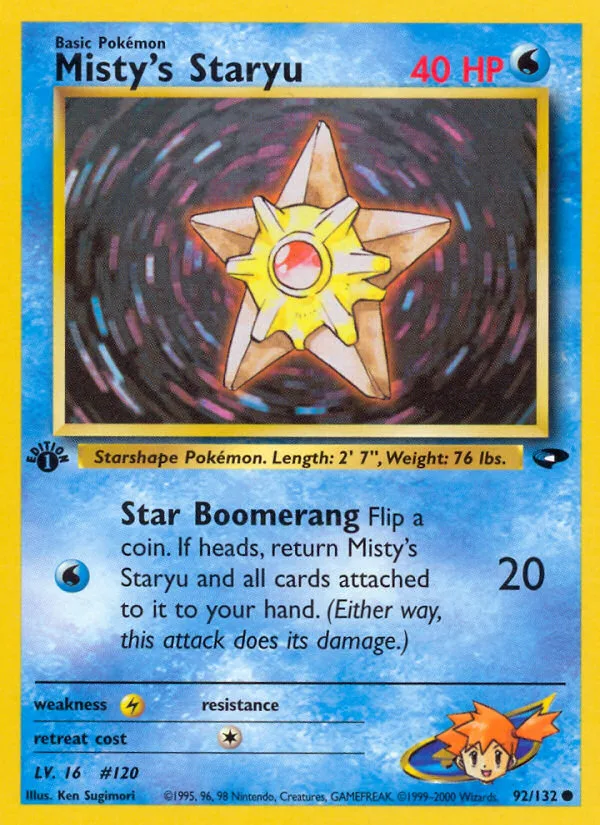Misty's Staryu, Gym Challenge #92/132