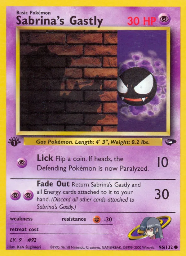 Sabrina's Gastly, Gym Challenge #96/132