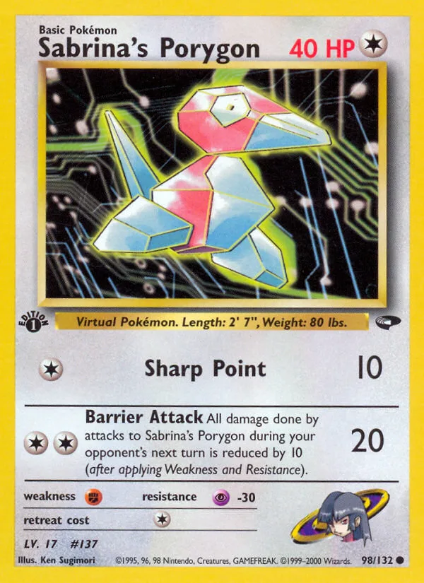 Sabrina's Porygon, Gym Challenge #98/132