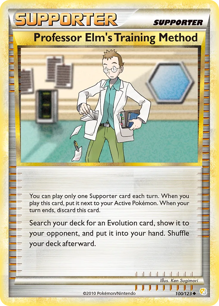 Professor Elm's Training Method, HeartGold & SoulSilver #100/123
