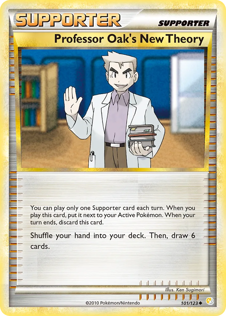 Professor Oak's New Theory, HeartGold & SoulSilver #101/123