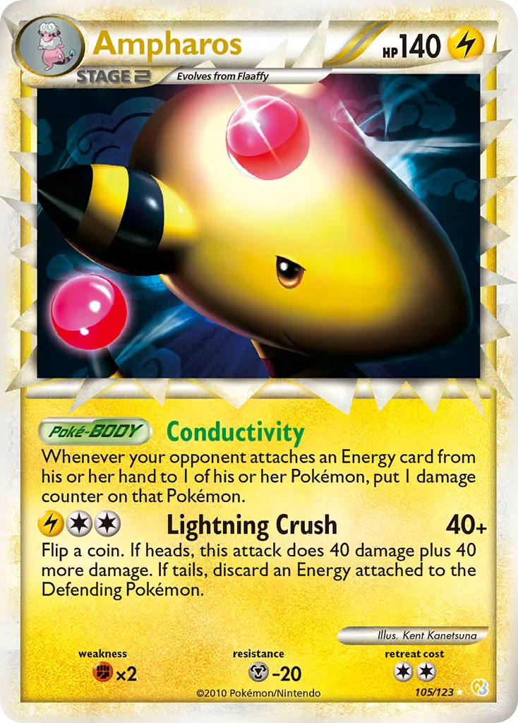 Ampharos, HeartGold & SoulSilver #105/123