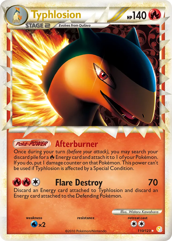 Typhlosion, HeartGold & SoulSilver #110/123