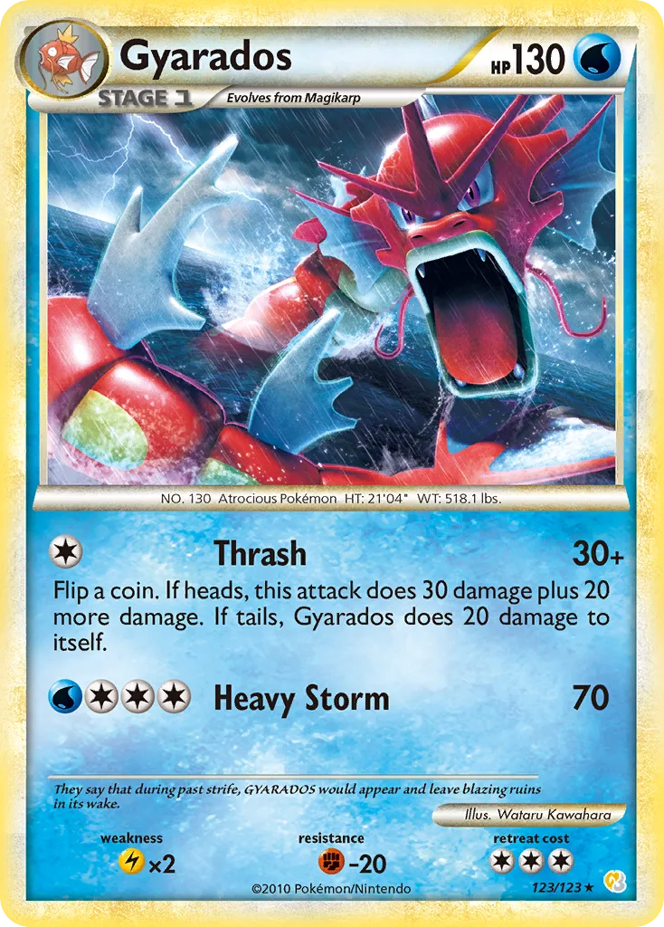 Gyarados, HeartGold & SoulSilver #123/123