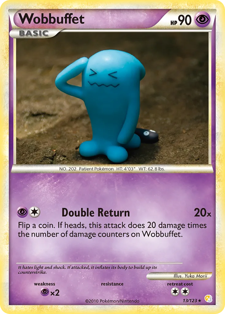 Wobbuffet, HeartGold & SoulSilver #13/123