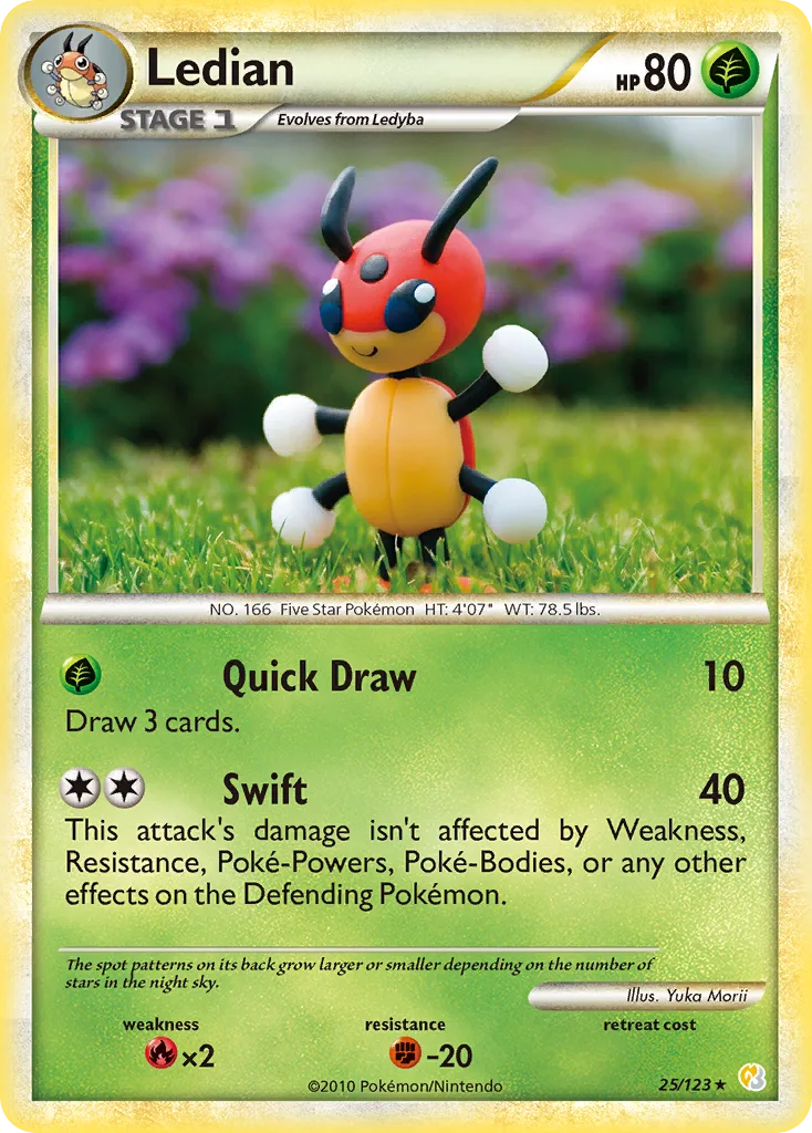 Ledian, HeartGold & SoulSilver #25/123