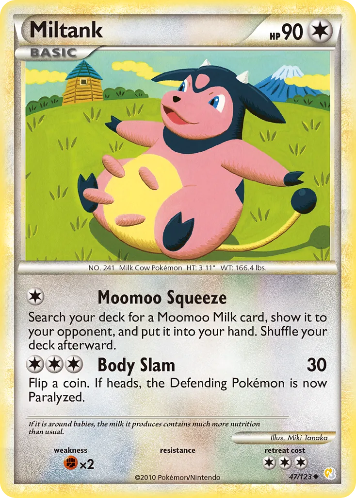 Miltank, HeartGold & SoulSilver #47/123