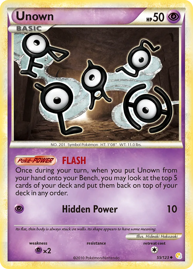 Unown, HeartGold & SoulSilver #55/123