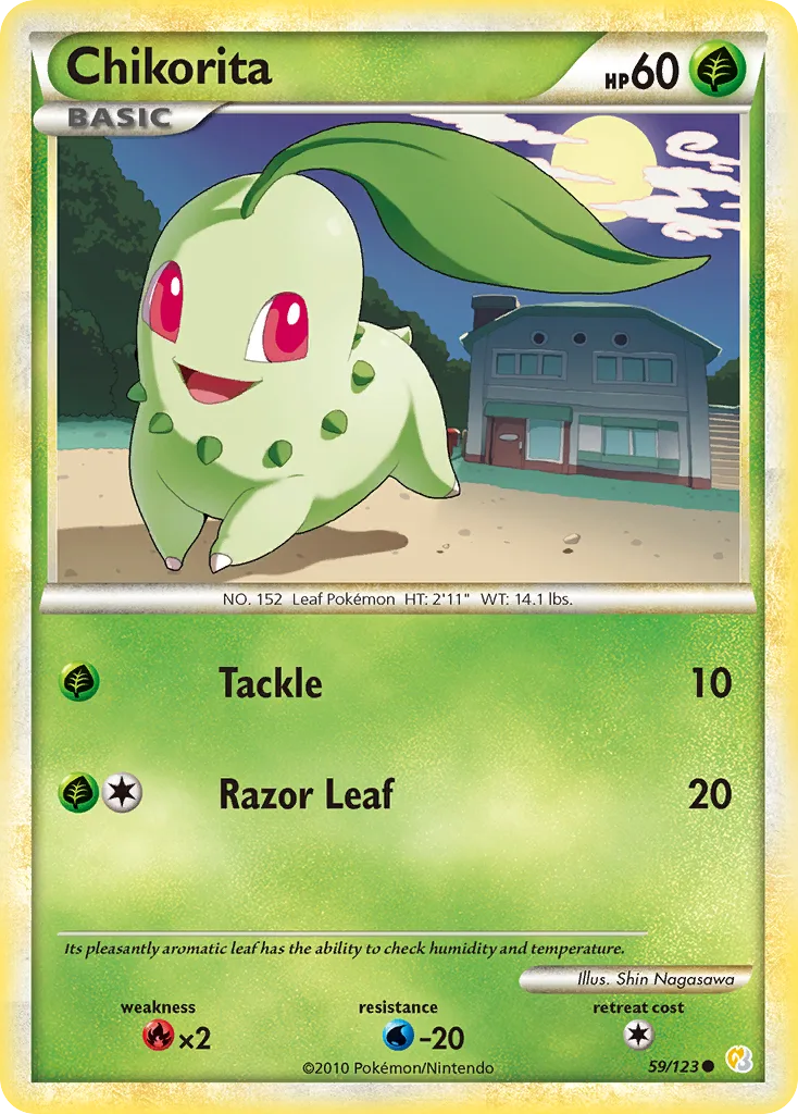 Chikorita, HeartGold & SoulSilver #59/123