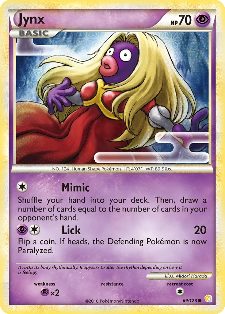 Jynx, HeartGold & SoulSilver #69/123