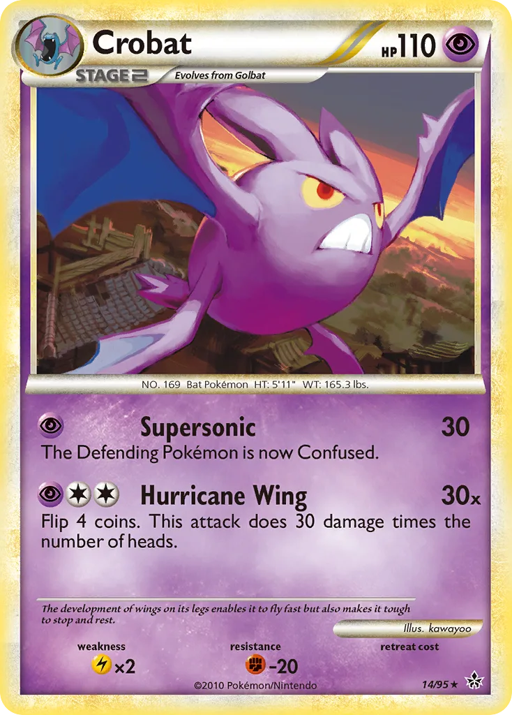 Crobat, HS—Unleashed #14/95