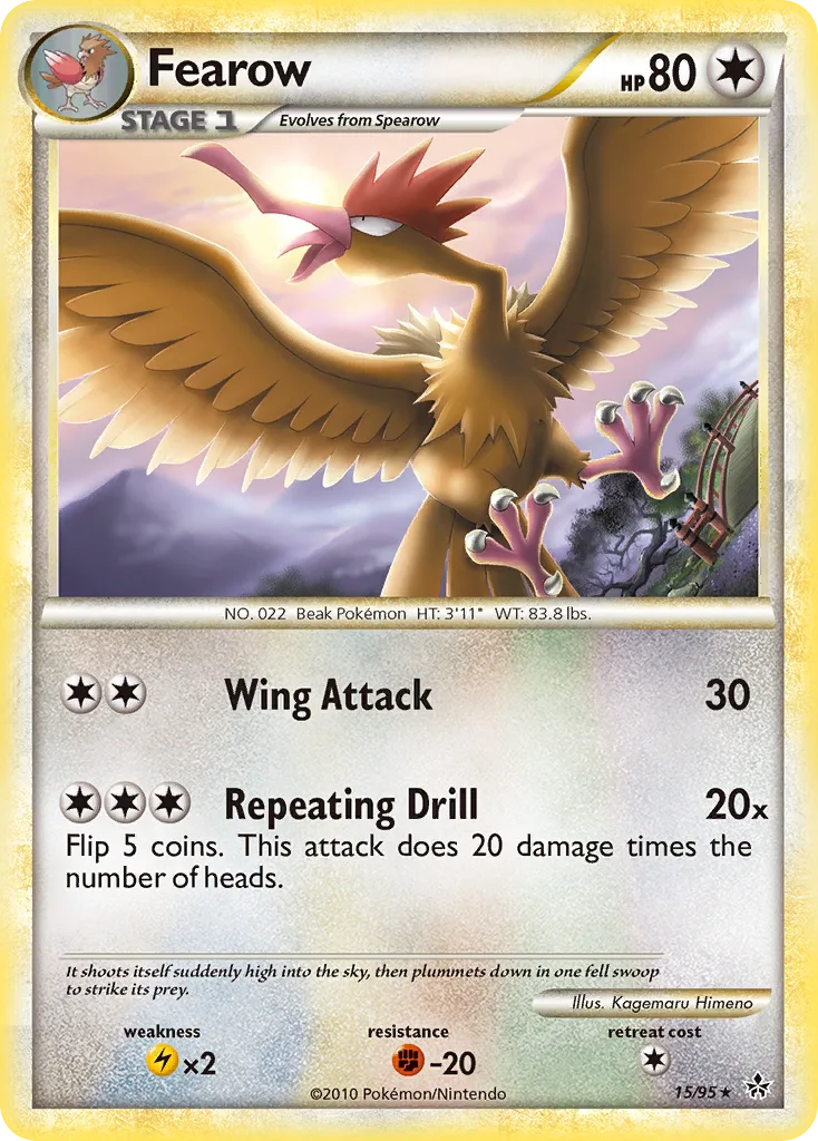 Fearow, HS—Unleashed #15/95