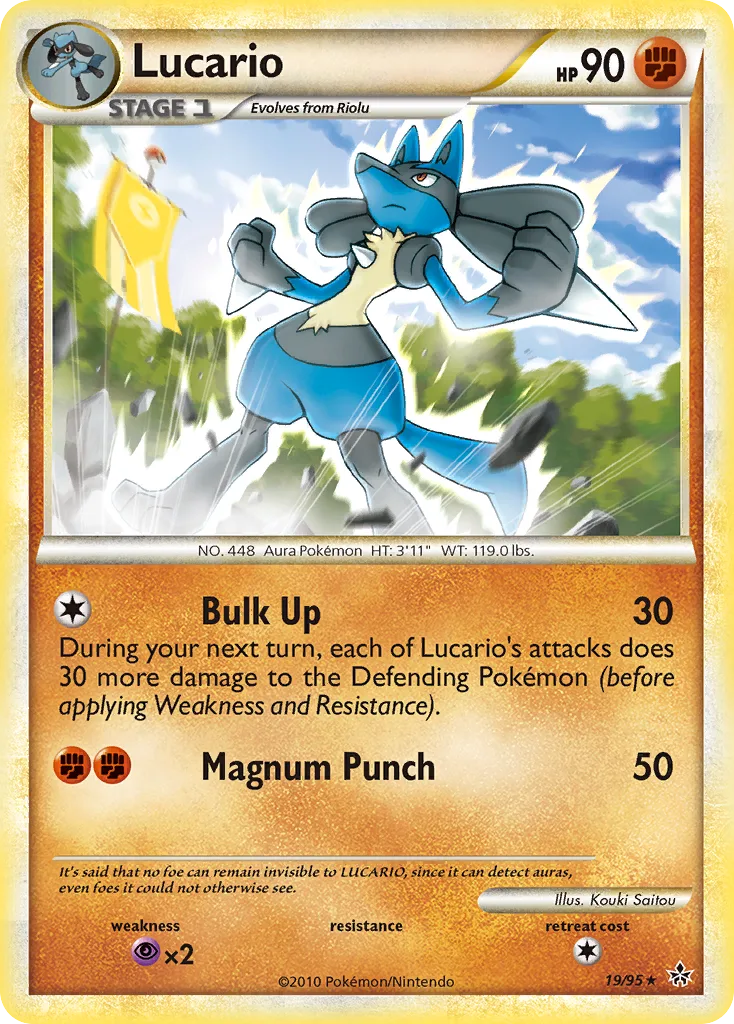 Lucario, HS—Unleashed #19/95
