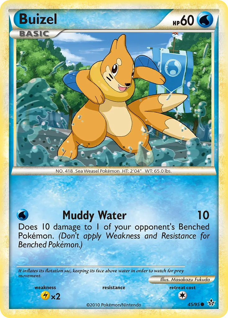 Buizel, HS—Unleashed #45/95